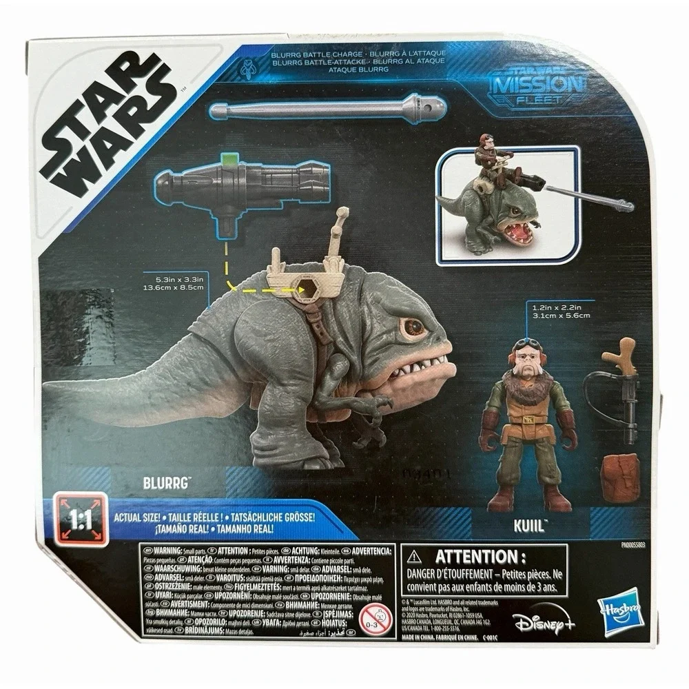 2020 Star Wars The Mandalorian Mission Fleet Blurgg and Kuiil Figure Set